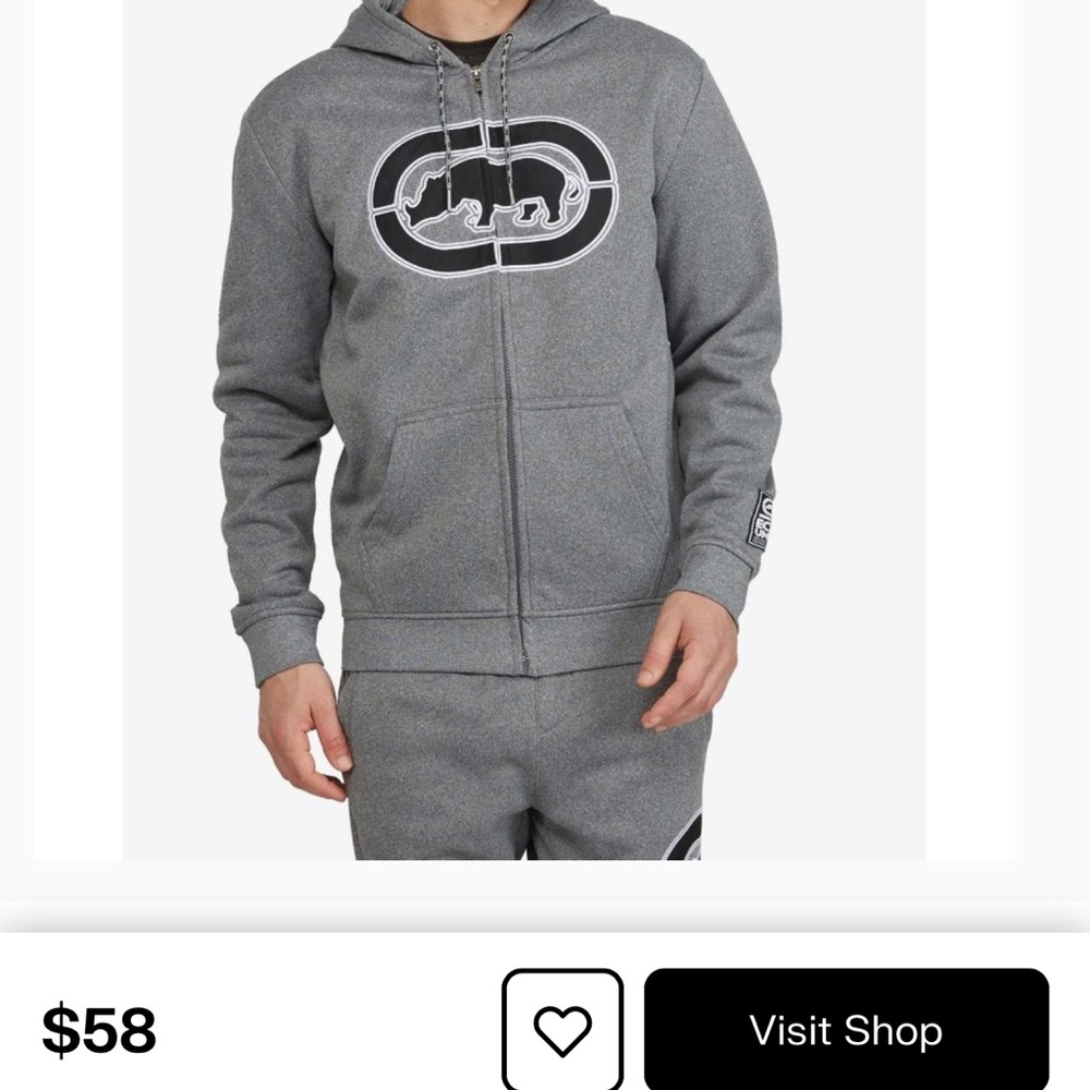 Ecko unltd zip up sweatshirt